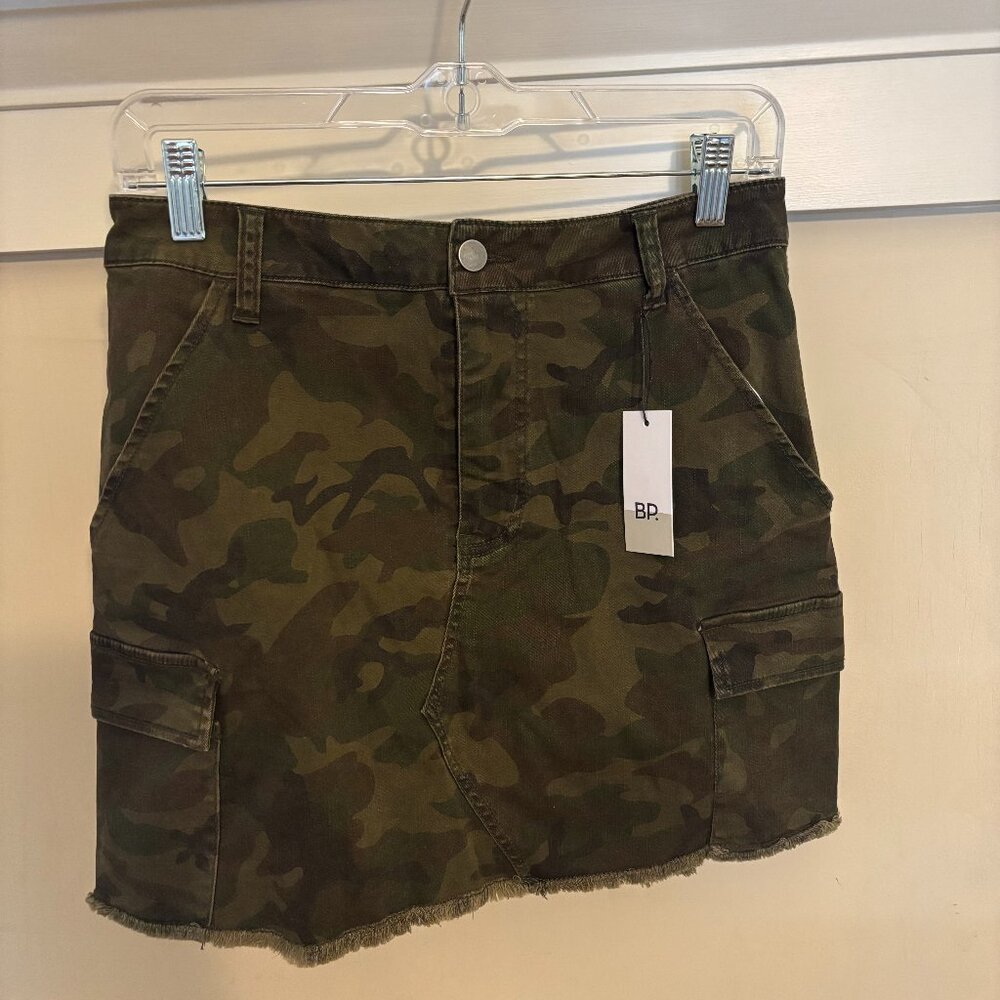 Nordstrom BP Camo Mini Skirt NWT